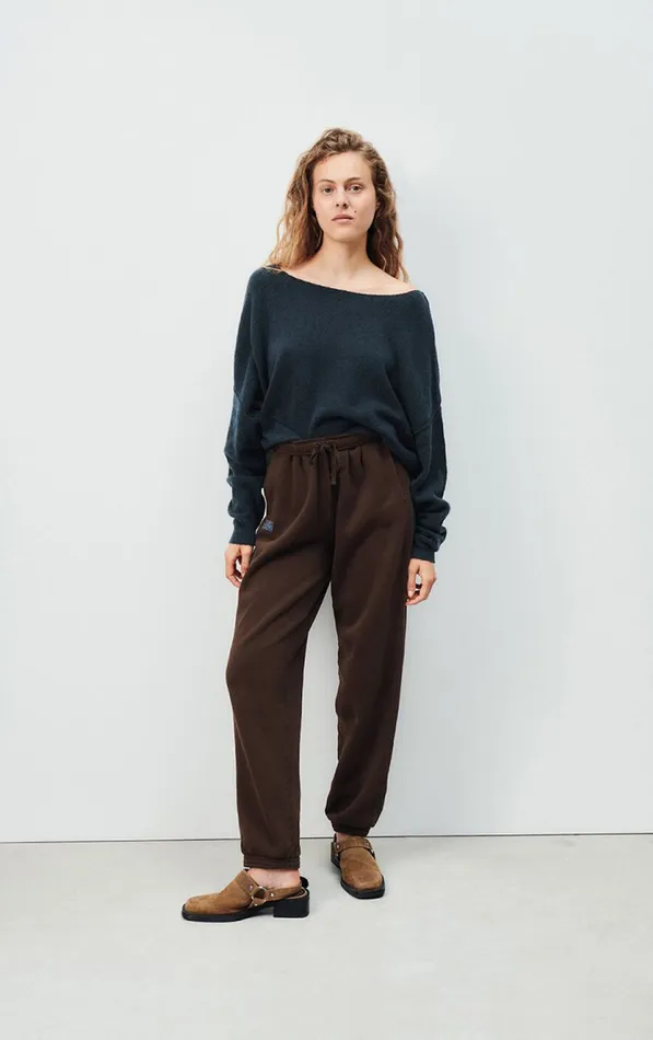American Vintage Jumpers and Cardigans Women Jumper Damsville Navy Blue Black Melange American Vintage Jumpers and Cardigans Women Jumper Damsville Navy Blue Black Melange