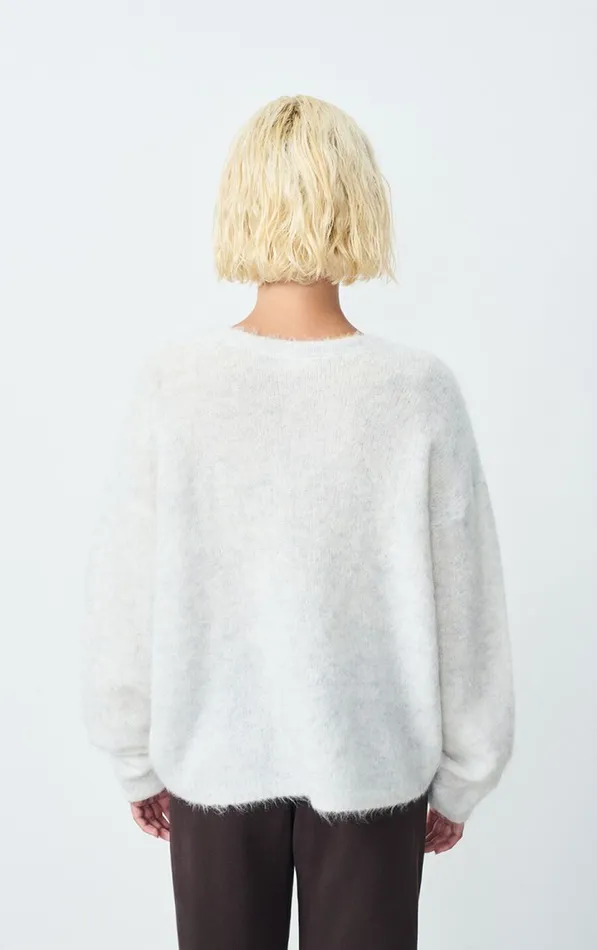 American Vintage Jumpers and Cardigans Women Jumper Nuny Polar Melange American Vintage Jumpers and Cardigans Women Jumper Nuny Polar Melange