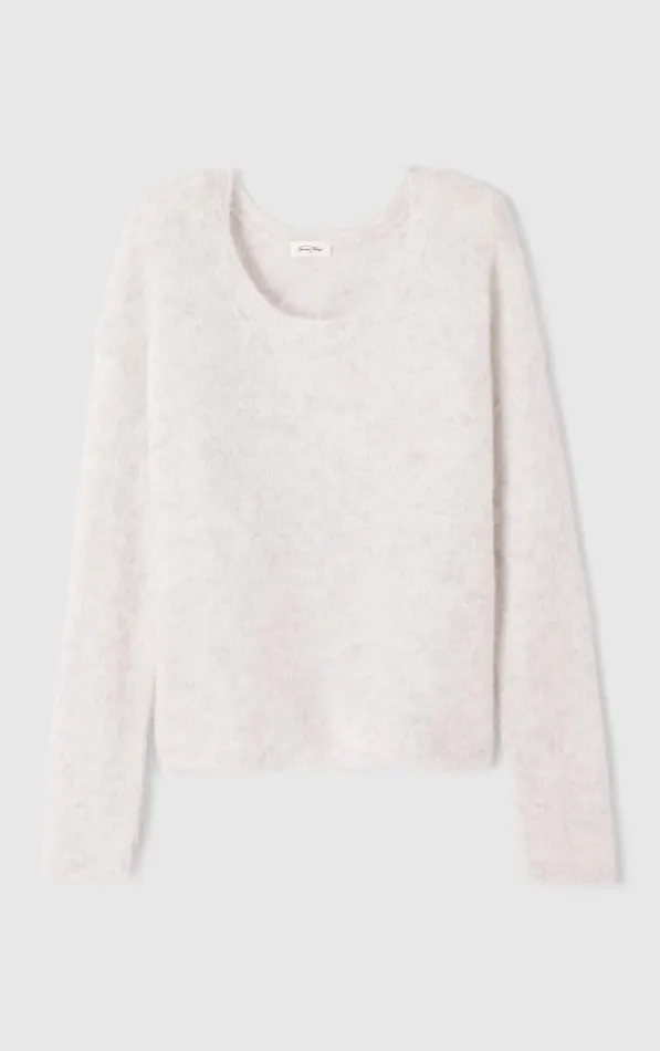 American Vintage Jumpers and Cardigans Women Jumper Nuny Polar Melange American Vintage Jumpers and Cardigans Women Jumper Nuny Polar Melange