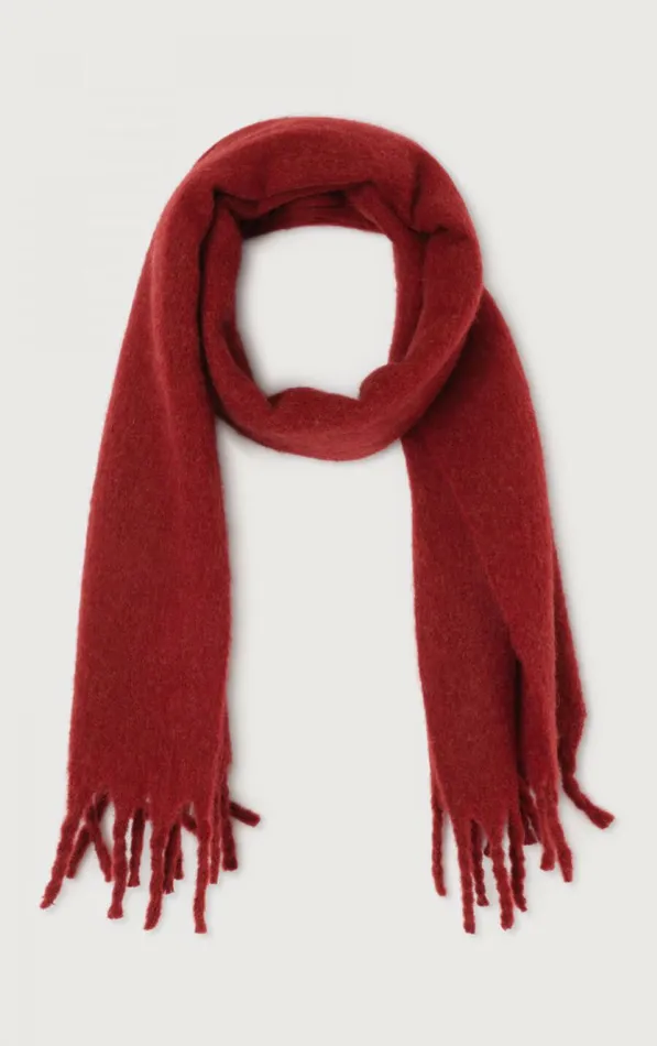American Vintage Scarves And Shawls WomenMen Scarf Zinaco Wine Lie American Vintage Scarves And Shawls WomenMen Scarf Zinaco Wine Lie