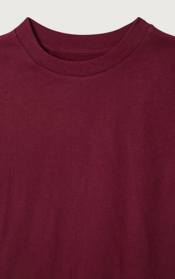 American Vintage Short Sleeve TShirts Kids TShirt Gamipy Vintage Burgundy American Vintage Short Sleeve TShirts Kids TShirt Gamipy Vintage Burgundy