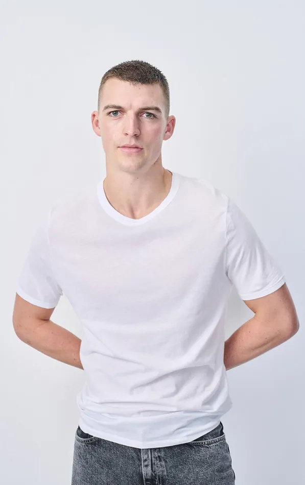 American Vintage Short Sleeve TShirts Men TShirt Devon White
