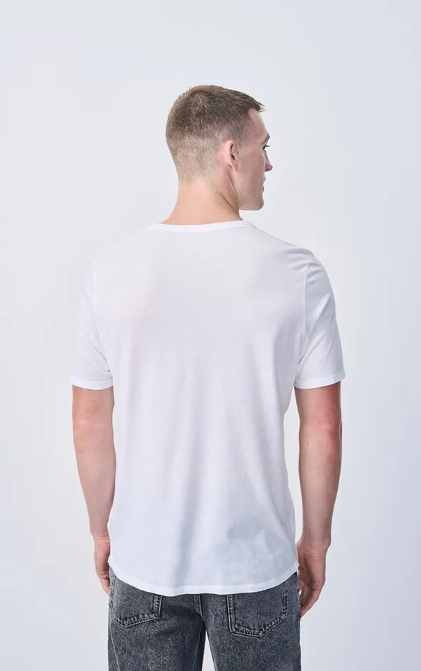 American Vintage Short Sleeve TShirts Men TShirt Devon White American Vintage Short Sleeve TShirts Men TShirt Devon White