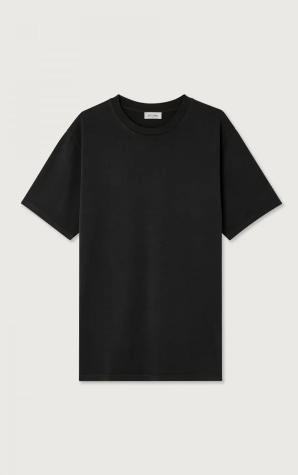 American Vintage Short Sleeve TShirts Men TShirt Fizvalley Black American Vintage Short Sleeve TShirts Men TShirt Fizvalley Black