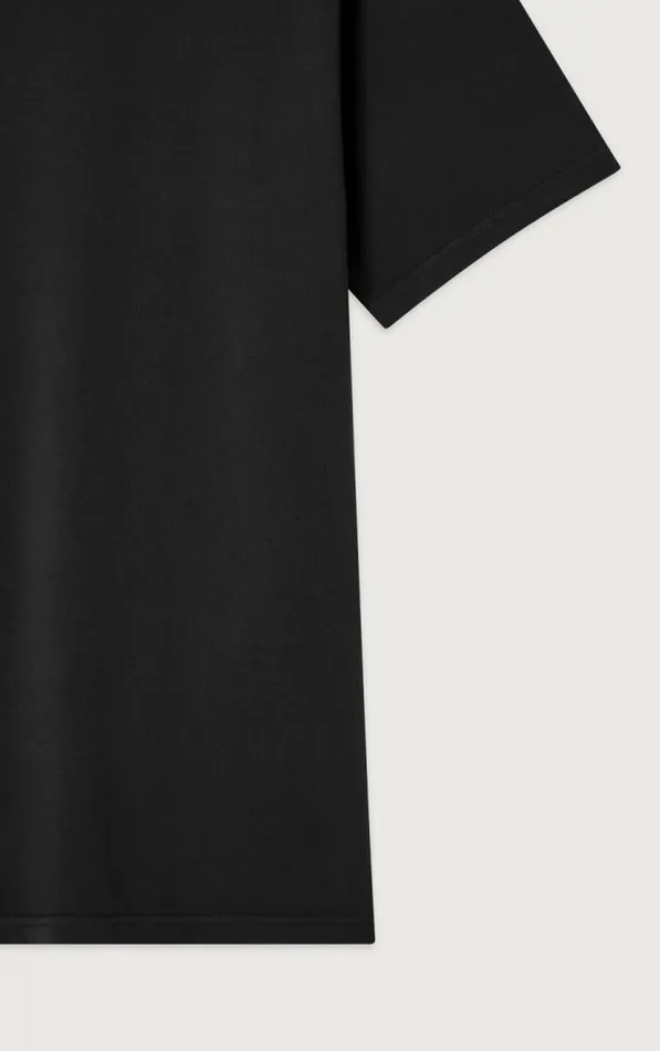 American Vintage Short Sleeve TShirts Men TShirt Fizvalley Black American Vintage Short Sleeve TShirts Men TShirt Fizvalley Black