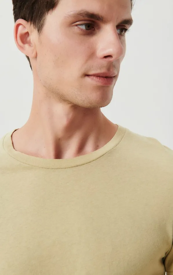 American Vintage Short Sleeve TShirts Men TShirt Gamipy Oat American Vintage Short Sleeve TShirts Men TShirt Gamipy Oat
