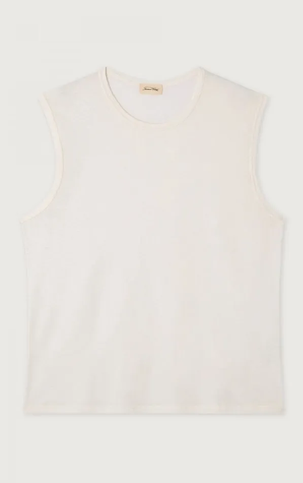 American Vintage Short Sleeve TShirts Men Tank Top Gamipy White American Vintage Short Sleeve TShirts Men Tank Top Gamipy White