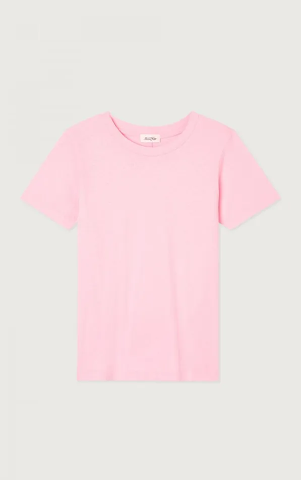 American Vintage Short Sleeve TShirts Women TShirt Gamipy Cherry Blossom American Vintage Short Sleeve TShirts Women TShirt Gamipy Cherry Blossom