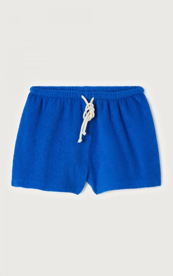 American Vintage Shorts Women Shorts Bobypark Blue De Prusse