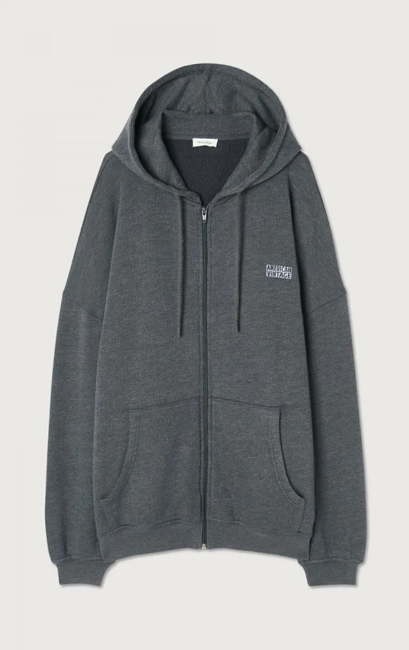 American Vintage Sweatshirts Men Sweatshirt Doven Overdyed Carbon American Vintage Sweatshirts Men Sweatshirt Doven Overdyed Carbon