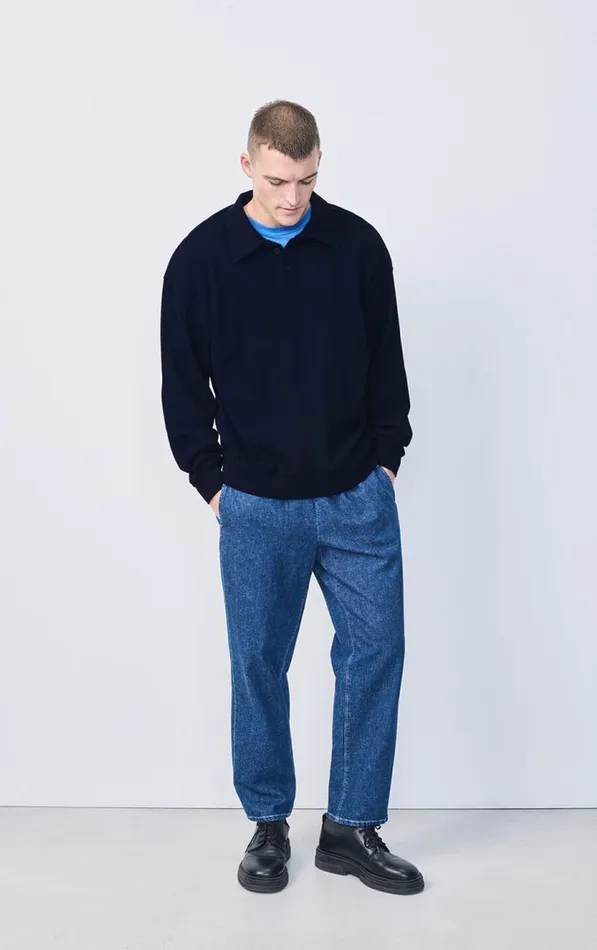 American Vintage Sweatshirts Men Sweatshirt Ryvy Navy American Vintage Sweatshirts Men Sweatshirt Ryvy Navy