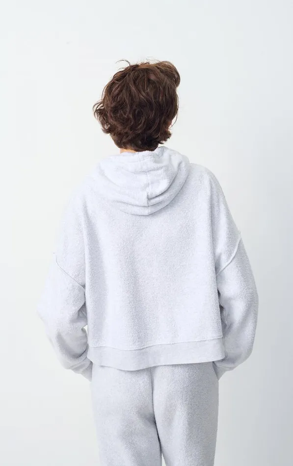 American Vintage Sweatshirts Women Hoodie Bobypark Arctic Melange American Vintage Sweatshirts Women Hoodie Bobypark Arctic Melange