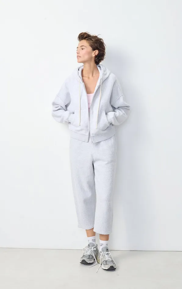 American Vintage Sweatshirts Women Hoodie Bobypark Arctic Melange American Vintage Sweatshirts Women Hoodie Bobypark Arctic Melange