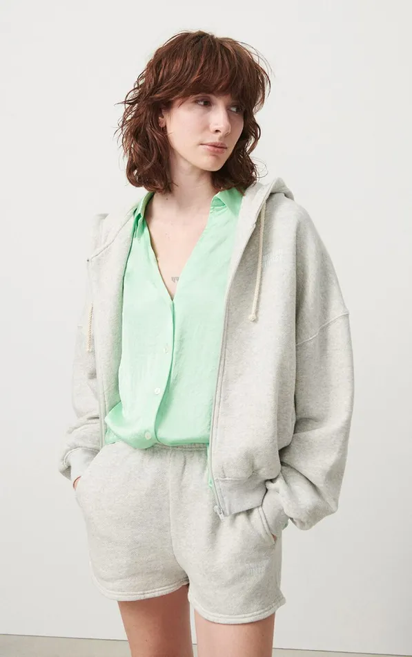 American Vintage Sweatshirts Women Hoodie Kodytown Polar Melange