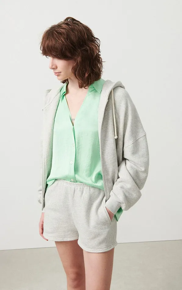 American Vintage Sweatshirts Women Hoodie Kodytown Polar Melange American Vintage Sweatshirts Women Hoodie Kodytown Polar Melange