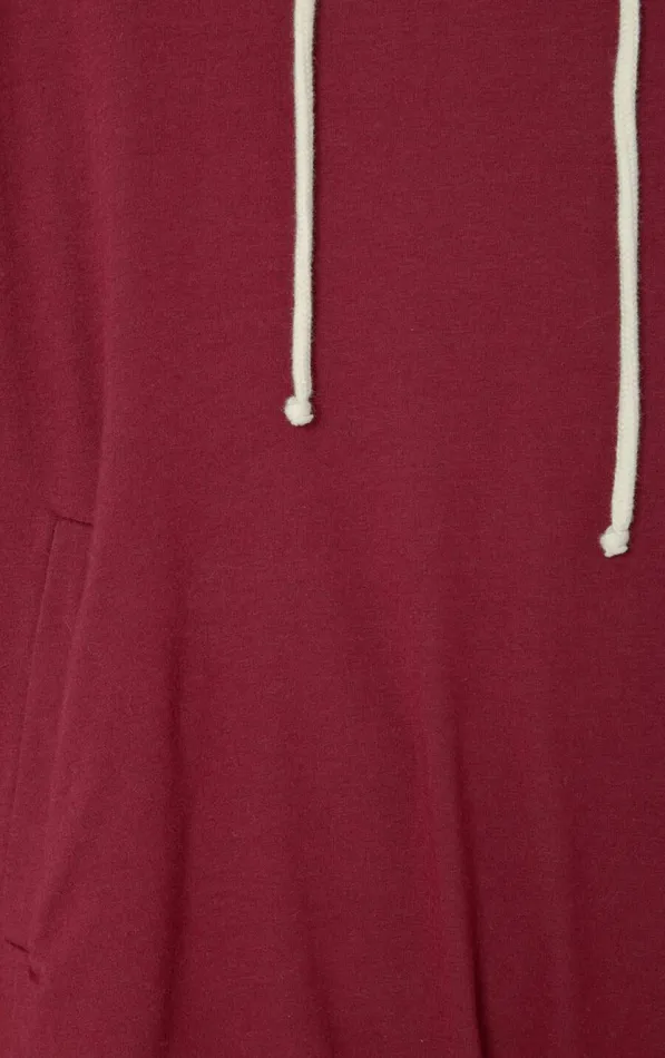 American Vintage Sweatshirts Women Hoodie Ypawood Melange Berry American Vintage Sweatshirts Women Hoodie Ypawood Melange Berry