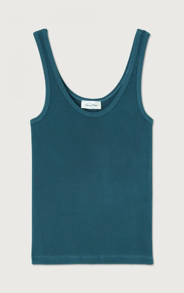 American Vintage Tops and Tanktops Women Tank Top Azyro Petrol American Vintage Tops and Tanktops Women Tank Top Azyro Petrol