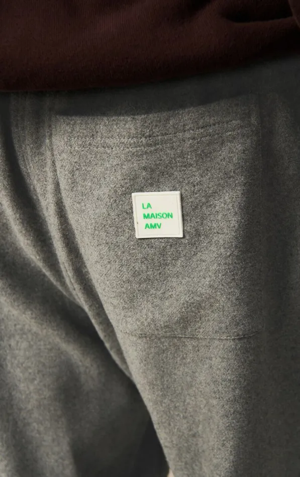 American Vintage Trousers Men Trousers Vylow Heather Grey American Vintage Trousers Men Trousers Vylow Heather Grey