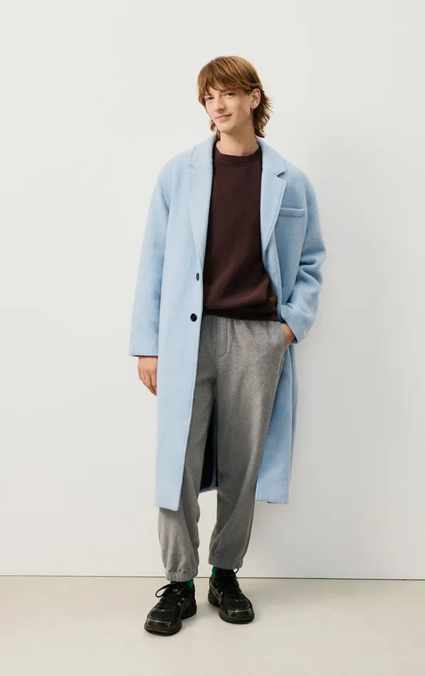 American Vintage Trousers Men Trousers Vylow Heather Grey American Vintage Trousers Men Trousers Vylow Heather Grey