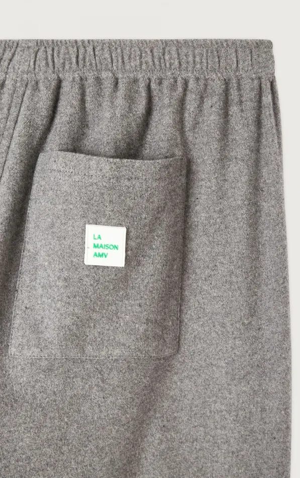 American Vintage Trousers Men Trousers Vylow Heather Grey American Vintage Trousers Men Trousers Vylow Heather Grey