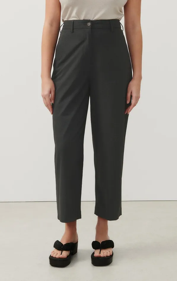 American Vintage Trousers Women Trousers Kabird Melange Charcoal