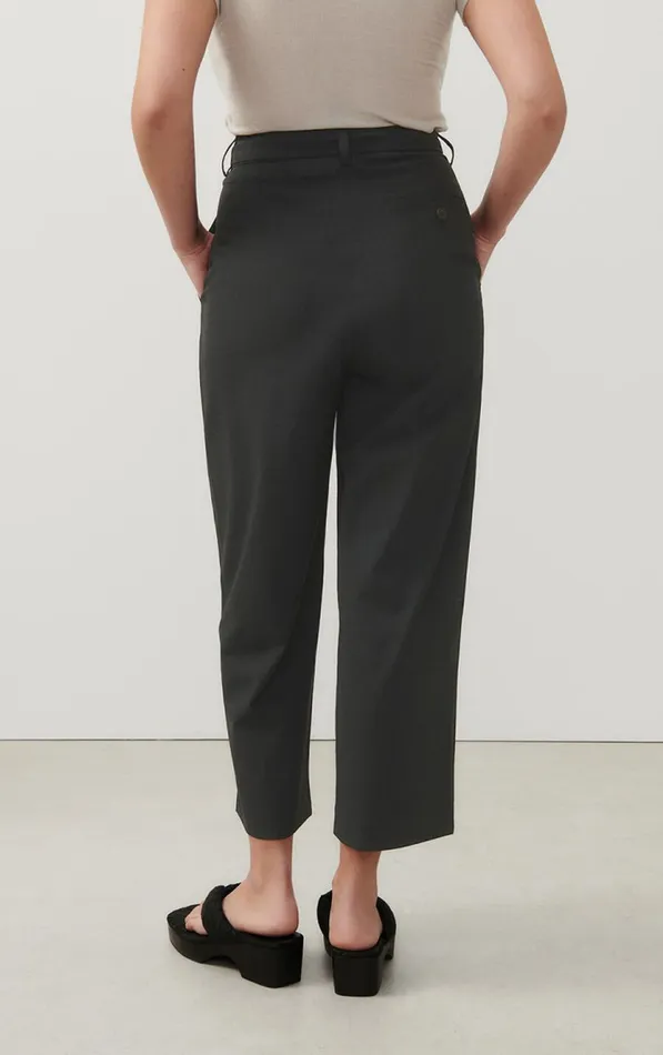 American Vintage Trousers Women Trousers Kabird Melange Charcoal American Vintage Trousers Women Trousers Kabird Melange Charcoal