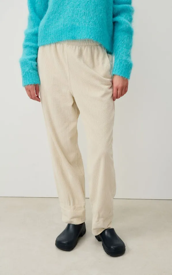 American Vintage Trousers Women Trousers Padow Ecru Vintage