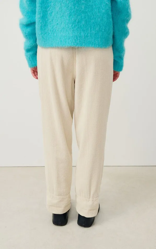 American Vintage Trousers Women Trousers Padow Ecru Vintage American Vintage Trousers Women Trousers Padow Ecru Vintage