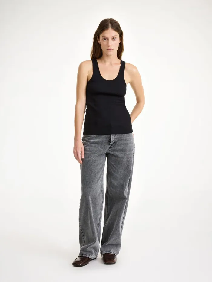 Anisa Tank Top Black Women By Malene Birger Tops and Blouses