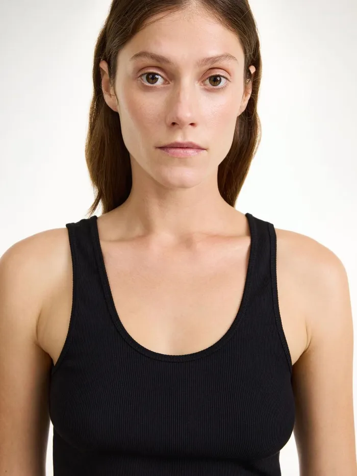 Anisa Tank Top Black Women By Malene Birger Tops and Blouses