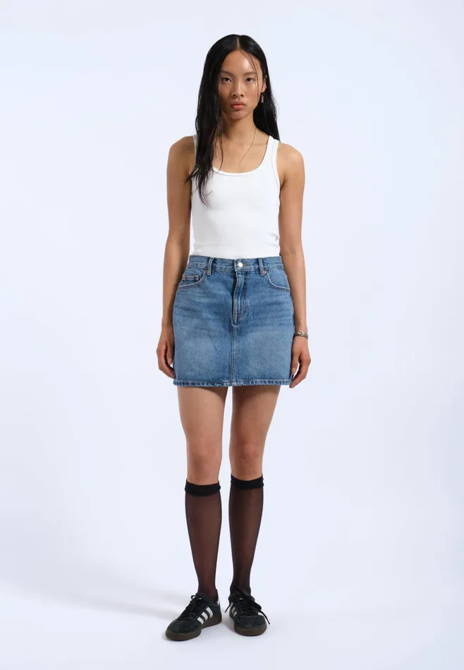 Arch Skirt 8211 Stream Sky Used Stream Sky Used Women Dr Denim Skirts and Dresses