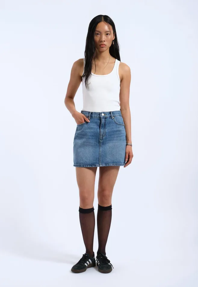 Arch Skirt 8211 Stream Sky Used Stream Sky Used Women Dr Denim Skirts and Dresses