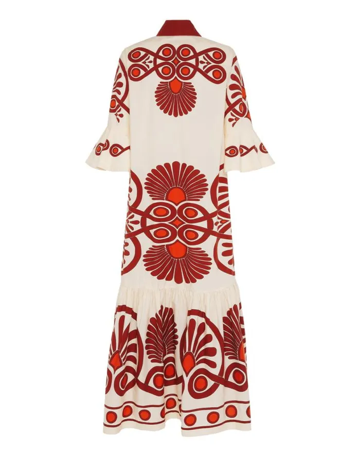 Artemis Dress Medallion Place Cream Women La Double J Dresses Artemis Dress Medallion Place Cream Women La Double J Dresses