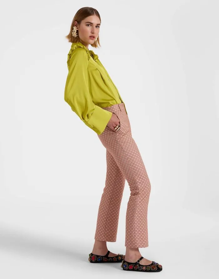 Ascot Shirt Acid Green Women La Double J Shirts and Tops