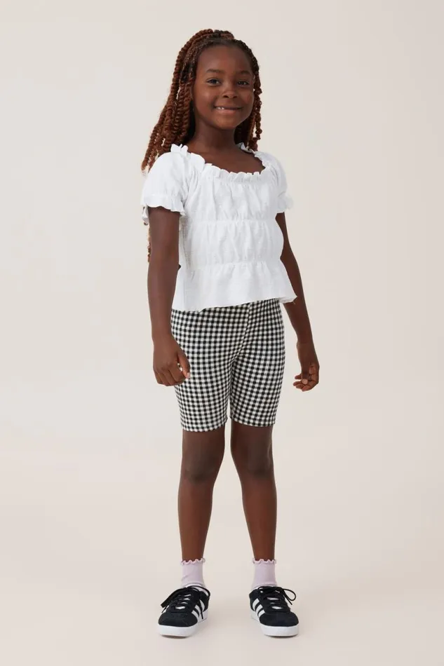 Astrid Short Sleeve Top White Girls Cotton On Tops and TShirts Astrid Short Sleeve Top White Girls Cotton On Tops and TShirts