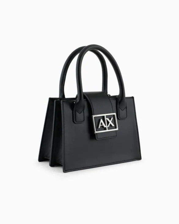 ASV Small Trapeze Handbag Black Women Armani Handbags ASV Small Trapeze Handbag Black Women Armani Handbags