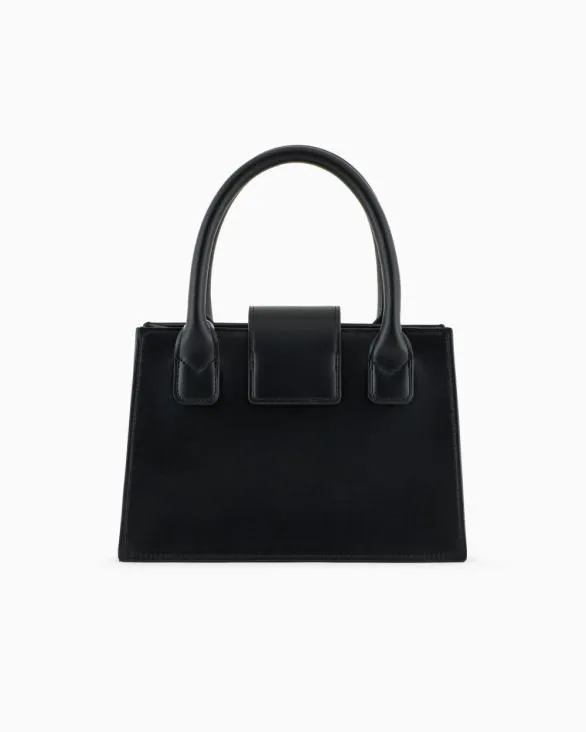 ASV Small Trapeze Handbag Black Women Armani Handbags ASV Small Trapeze Handbag Black Women Armani Handbags