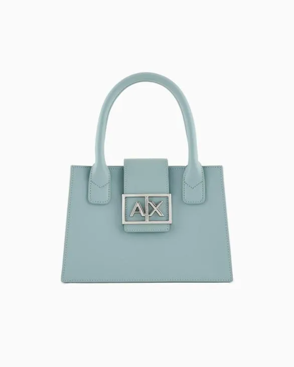ASV Small Trapeze Handbag Lightblue Women Armani Handbags