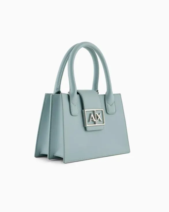 ASV Small Trapeze Handbag Lightblue Women Armani Handbags ASV Small Trapeze Handbag Lightblue Women Armani Handbags