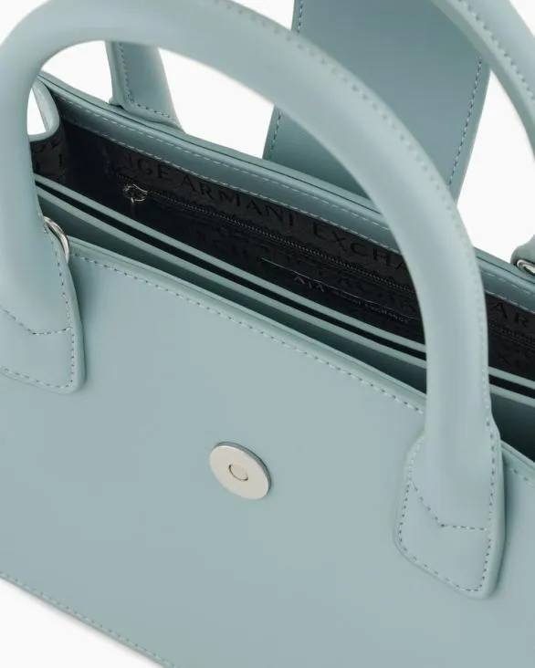 ASV Small Trapeze Handbag Lightblue Women Armani Handbags ASV Small Trapeze Handbag Lightblue Women Armani Handbags