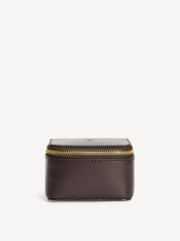 Aya Bijoux Jewellery Bag Dark Brown Women By Malene Birger Beauty Bags