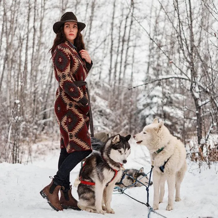 Aztec Duster Sweater Wine Women Stetson Sweaters
