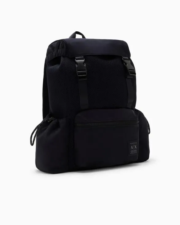 Backpack With Side Pockets Navyblue Men Armani Backpacks Backpack With Side Pockets Navyblue Men Armani Backpacks