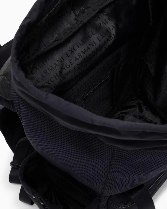 Backpack With Side Pockets Navyblue Men Armani Backpacks Backpack With Side Pockets Navyblue Men Armani Backpacks