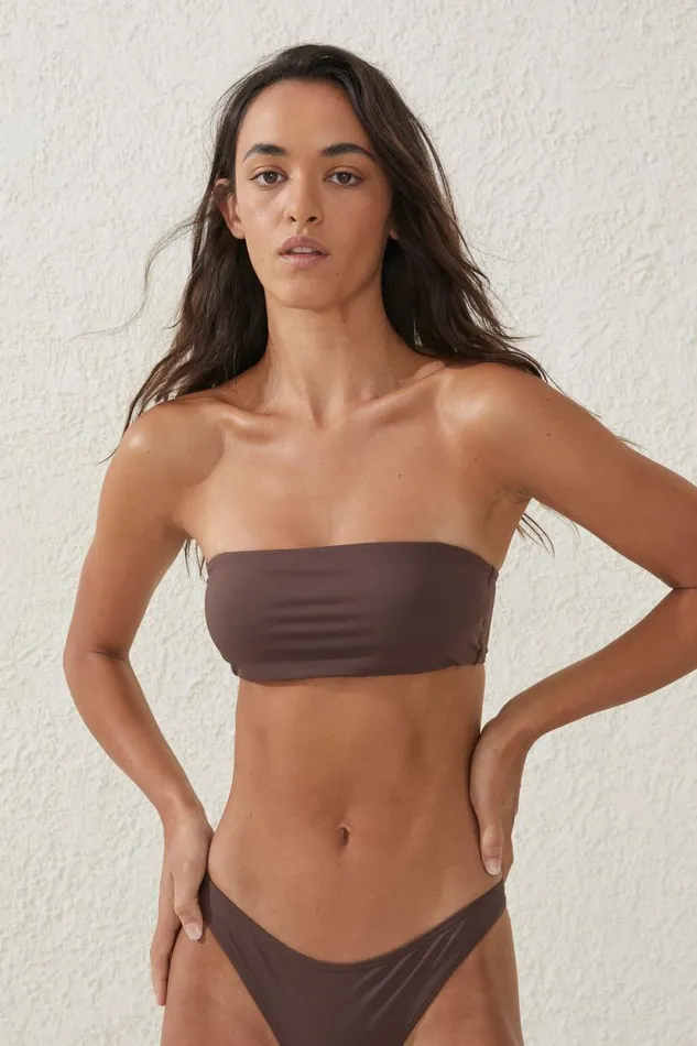 Bandeau Bikini Top Brownie Women Cotton On Bikinis
