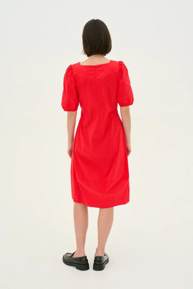 Basics Women CULTURE CUantoinett Dress Fiery Red