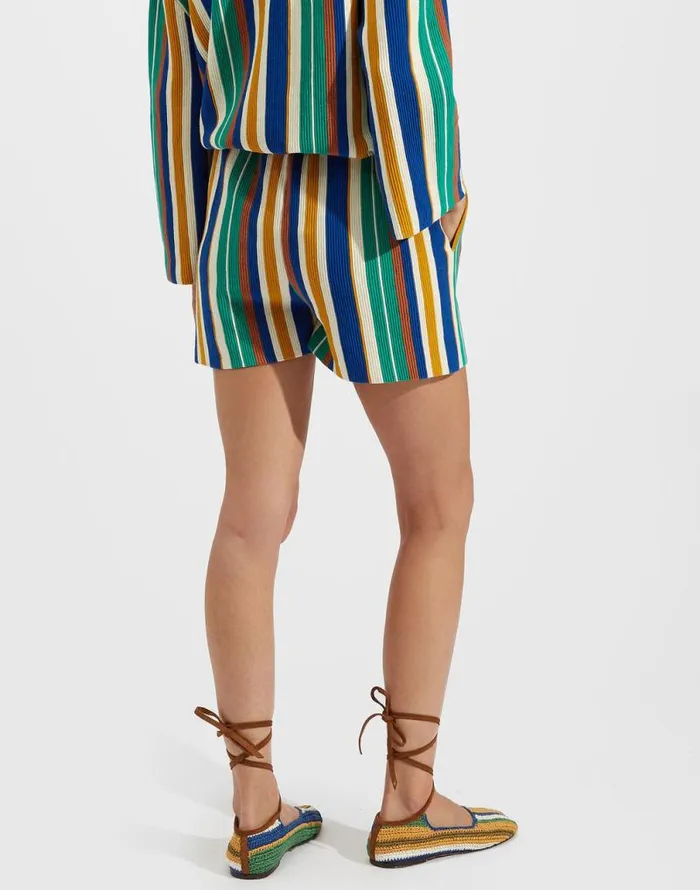 Bay PullUp Shorts Multicolor Verde Women La Double J Shorts and Pants Bay PullUp Shorts Multicolor Verde Women La Double J Shorts and Pants