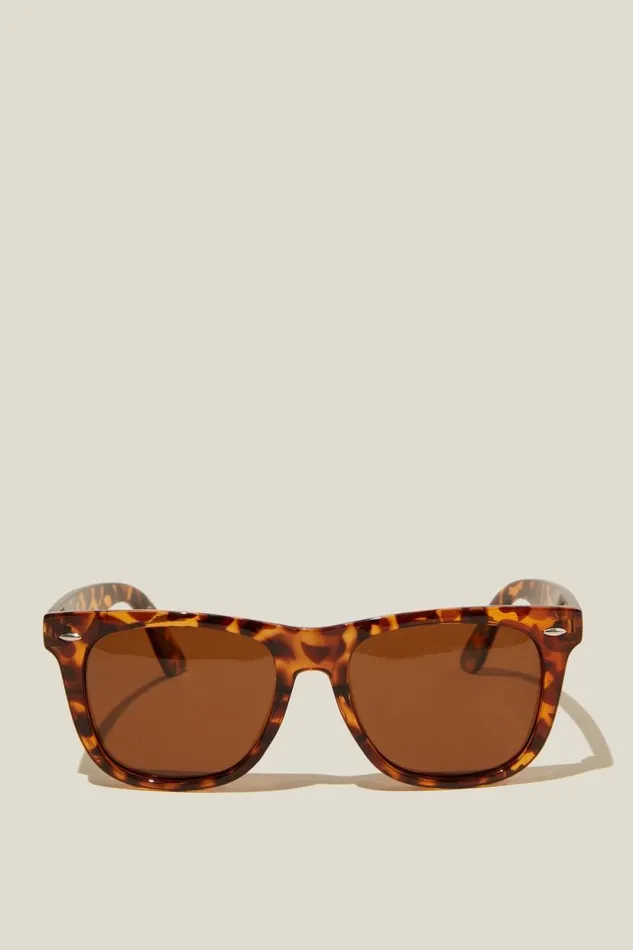 Beckley Polarized Sunglasses Tortbrown Men Cotton On Sunglasses