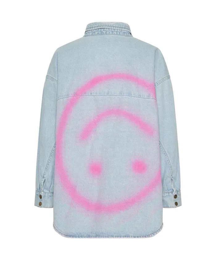 BEL AIR BLUE SMILE ON DARIA SHIRT Women One Teaspoon Denim Tops BEL AIR BLUE SMILE ON DARIA SHIRT Women One Teaspoon Denim Tops