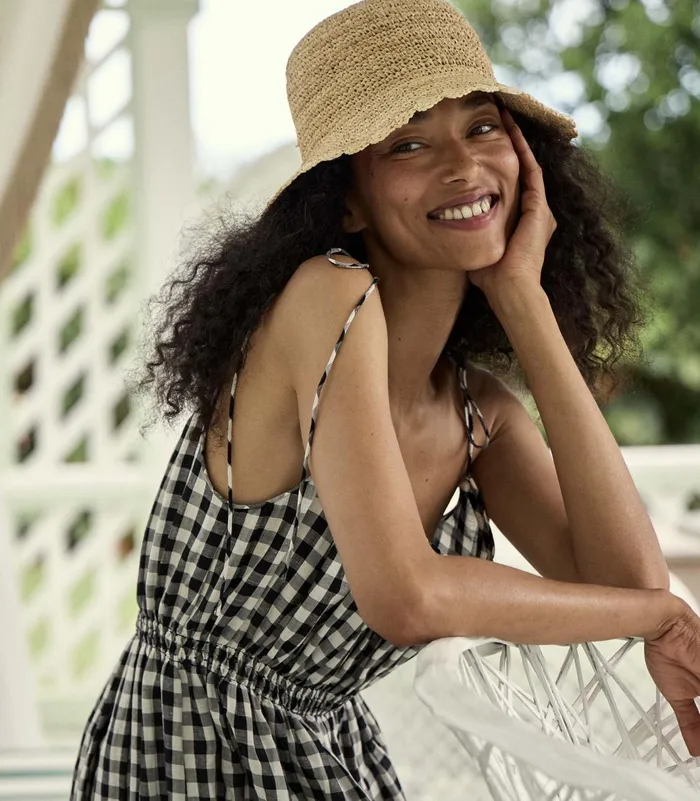 Belts Hats and Gloves Women DEN Ballou Hat Natural Raffia